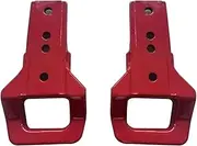 2Pcs Front Lever Trailer Hook Metal Red Tow Hitch,Compatible With F-150 2015-2025