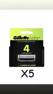Gillette Labs Replacement Men's Razor Blades - 4 Pack/ 5 Packs/ 20 Razors