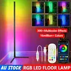 160CM RGB LED Corner Floor Lamp Light Stand Gaming Room Decor APP+Remote Control