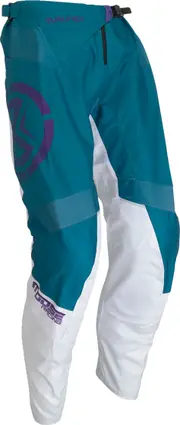Moose Offroad Qualifier, textile pants , color: Blue/Violet/White , size: 54