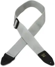 Ernie Ball 2-inch Polypro Strap - Gray (5-pack) Bundle