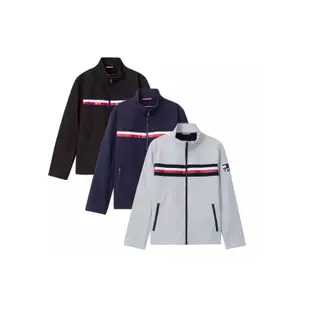 TOMMY HILFIGER (全新福利品) 男生防風夾克 立領外套 上班族 休閒夾克外套 黑色158AP520