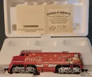Hawthorn Village Collectables Coca-Cola Through the Years Express Train w/sign