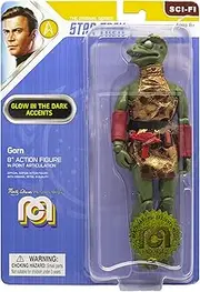 Mego Action Figure, 8” Star Trek - Gorn with Glow in The Dark Eyes, Spines, and Teeth (Limited Edition Collector’s Item)