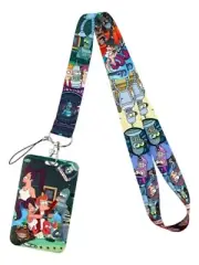Futurama Series Themed Lanyard w/ ID Holder Keychain