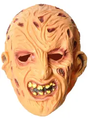 Full Head Freddy Face Halloween Latex Mask