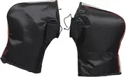 NOLITOY 1 Pair Thermal Insulated Handlebar Gloves for Winter Riding Reflective Multi Purpose Mitts for ATV Snowmobile Electric Bike Motorcycle Durable Warm Lining for Outdoor Safety
