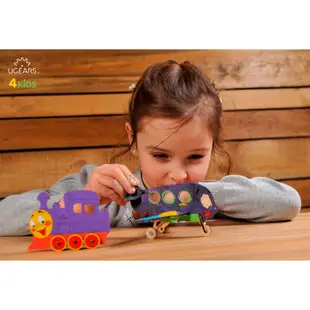 Ugears｜著色小飛機｜木製模型 DIY 立體拼圖 烏克蘭 拼圖 組裝模型 3D拼圖 益智玩具 兒童益智 塗色玩具