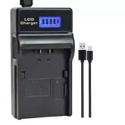 LCD Battery Charger For Panasonic PV-DV123D PV-DV151D PV-DV200D PV-DV201D DV202