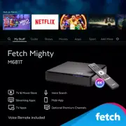 Fetch Mighty PVR (latest model), Set Top Box, Recorder, 4K, HD - M681T