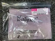 Thirty One 31 Thirty-One Gifts Double Take Wristlet Pouch NWT Purple Crosshatch