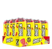 Ghost Energy Ready to Drink 16 Ounce Cans Sour Patch Kids Redberry, 7 Cans Pack