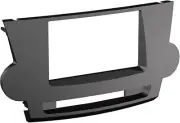2008-Up Toyota Highlander (Black) Double DIN or DIN w/pocket Install