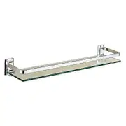 Tempered Glass Shower Wall Shelf 38cm