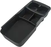 ATATHXHQay Center Console Storage Box Lower Layer Tray Tidying Compatible for Kia EV6 2021+ Black ABS Material