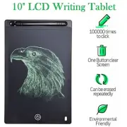 Digital 10" LCD Writing Drawing Magic Tablet Doodle Board Colorful Toddler Kids