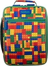 Avanti YumYum Kids Insulated Lunch Bag, Building Blocks