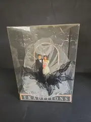 Vintage Traditions Wedding Cake Bride Groom Cake Topper 8"