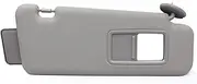 Nakuuly Right Passenger Side Sun Visor Gray with Vanity Light Compatible with Toyota Highlander 2008 2009 2010 2011 2012 2013 Replaces # 74320-0E050-B0