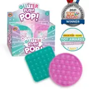 Push Pop GLITTER Bubble Fidget Toy Sensory Stress Relief Autism KIDS Popping TOY