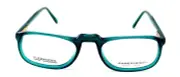 Vintage Anne Klein Flex Hinge Eyeglasses Frame 11093 Green 40-21-606 Hong Kong