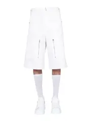 [Alexander McQueen] Alexander McQueen-Japanese Gabardine Shorts-Uomo 50