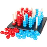 Montessori New Connect 5 in a Row Brain Teaser Toy Tabletop Strategy Board Game