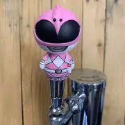 Mighty Morphin Power Rangers Beer Keg Tap Handle PINK Ranger Mini Knob Pull TV