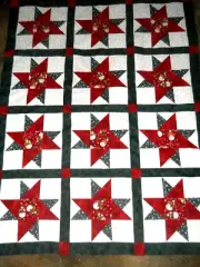 Snowmen -- quilt top **new** (45 x 58)
