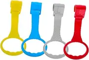 ibasenice 4Pcs Pull Up Rings Safe and Walking Assistant for Crib and Play Gym Promotes Standing and Walking Skills for Boy Girl and Interactive Playtime