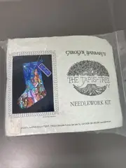 Rare Barrani Tapistree Needlework Kit Stained Glass WiseMen CHRISTMAS STOCKING