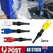 2x Flexible Draining Tool Snap Funnel Multi-Purpose Flexible Fold Oil Funnel AU