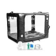 Pet Oxygen Cage for Cats and Dogs to Obtain Oxygen/Nebulizing Care, Tube Kit ...