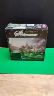 Thomas Kinkade Painter Of Light Shimmer 750 Piece Puzzle Clocktower Cottage NSB