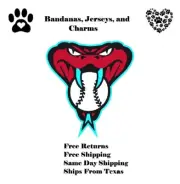 Arizona Diamondbacks for Pets - Bandanas, Jerseys, and Charms