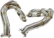 liwei store Exhaust System Performance Manifold Compatible With Porsche Compatible With Boxster 987 Compatible With Cayman 2006-2012 Headers Stainless Stee With Catalys