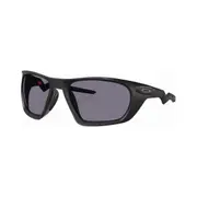 Oakley Lateralis Polarised Sunglasses Matte Black Ink with Grey Prizm Lens