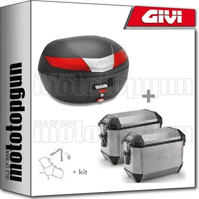 GIVI CASE V40N + SIDE CASE TREKKER ALASKA ALA36A TRIUMPH BONNEVILLE T100 2019 19