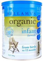 Bellamy's Organic Step 1 Infant Formula 900g
