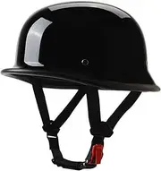 Retro Motorcycle Half Helmet Novelty Skull Cap Half Shell Helmet Removable Liner Scooter Helmet for Adult Men Ladies Cruiser Scooter Chopper DOT/ECE Approved