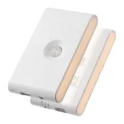 2 Pack Rechargeable Night Lights with Motion Sensor and Dusk to Dawn Sensor W...