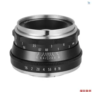 ANDOER FUJIFILM 安多爾35mm F1.6手動對焦鏡頭大光圈兼容富士富士X-A1/X-A10/X-A2/X