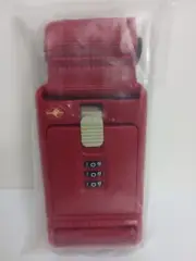 Triple Combination Luggage Strap Travel Sentry Approved, Red Free Shipping NEW!