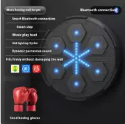 Home Smart Boxing Machine Music Target fitness health bluetooth workout