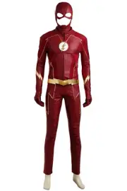 The Flash Season 4 Barry Allen Full Set Uniform Costume Cosplay Halloween