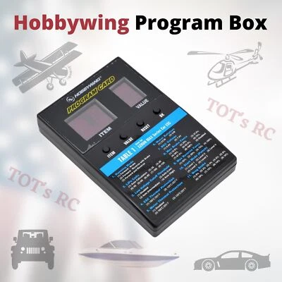 Hobbywing LED Program Box For Car and Skywalker V2 Brushless ESC Airplane Heli