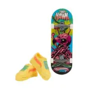 Hot Wheels Tony Hawk Skate Neon Draggin Bones SKATEBOARD Fingerboard - Gift Toy