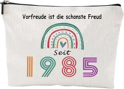 40th Birthday Gifts for Women，Funny and Cute Makeup Bag，Spacious Presents