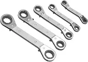 Ratchet Wrench Set Metric 5 Piece, Repair Wrench Set, Socket Wrench Tools for Automotive and Industrial Repair Wrenches