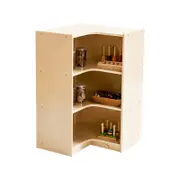 Jooyes Kids 3 Shelf Corner Storage Cabinet - H91cm - 60cm | Shelf Cabinet | 91cm